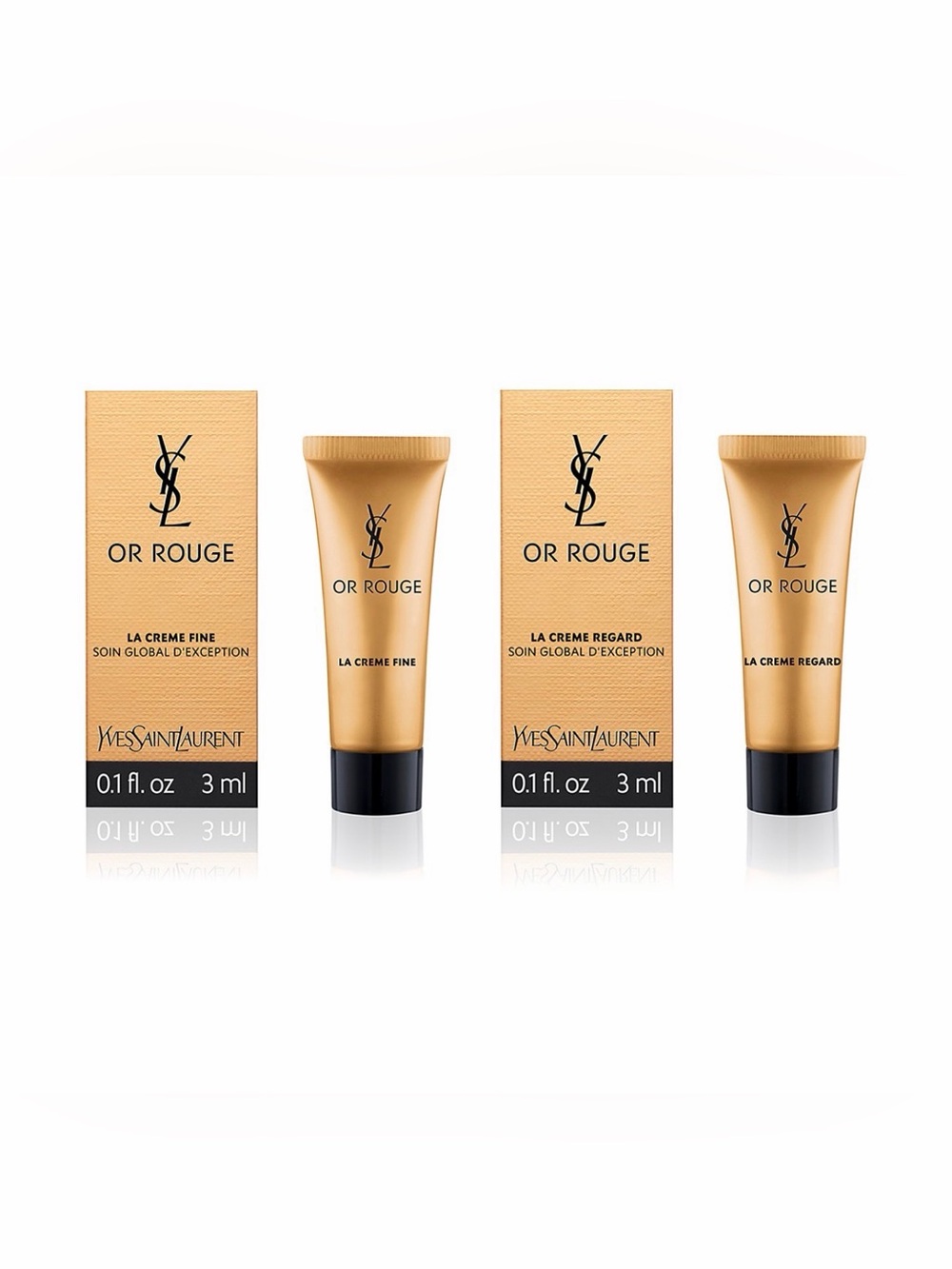 Yves Saint Laurent ysl Rouge Cream (0.12 oz.) and Rouge Eye Cream (0.12 oz